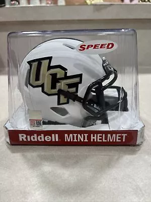 UCF Golden Knights New Unopened Riddell Speed Mini-Helmet White Gold And Black • $31.50