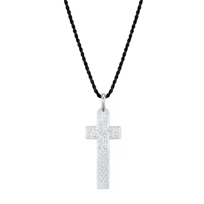 New Lalique Crystal Saint Matthew Cross Pendant #10755400brand Nib Save$$ F/sh • £163.90