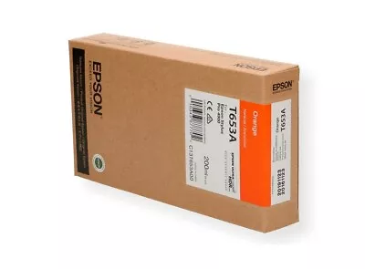 Epson Orange T653A - 200 Ml Cartridge For Epson Pro 4900 • $89.99