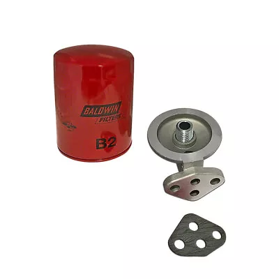 Spin-On Oil Filter Adapter Kit W Mounting Gasket-Fits International Tractor 354 • $81.89