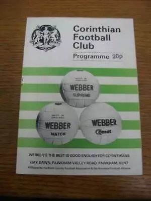 17/04/1986 Corinthian V Cambridge City • £3.99