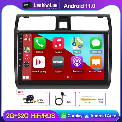 $210.99 • Buy For Suzuki Swift 2005-2010 Car Stereo Radio Android 11 GPS NAVI Carplay 2GB+32GB