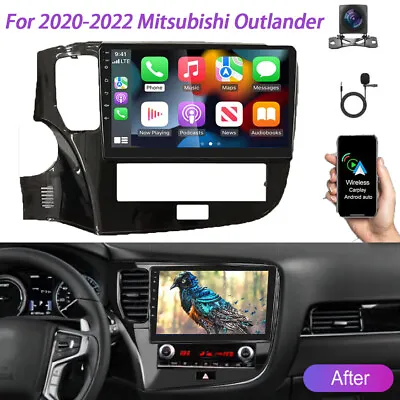 For 2020-2022 Mitsubishi Outlander Car Stereo Carplay Radio GPS Navi Android 12 • $144.62