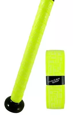 Vulcan Advanced Polymer Bat Grips - Light 1.00 Mm - Optic Yellow • $10.99