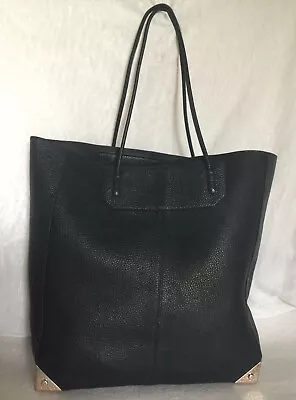 $269 • Buy Large ALEXANDER WANG Black Leather Tote/Shoulder Bag / Handbag