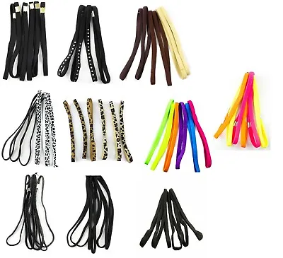 £3.95 • Buy Thin Long Hair Elastic Bands Stretchy Sports Headband Hair Band Hair Elastics 