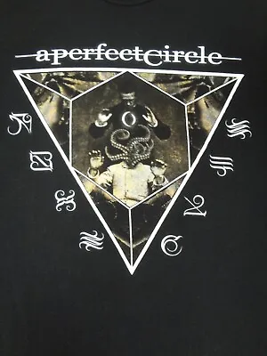 Apc A Perfect Circle 13th Step Outsider Black Medium Tour T-shirt J80 • $24.95