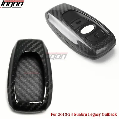 Red Carbon Fiber Key Fob Case Cover Shell For 2015 2016-23 Suabru Legacy Outback • $29