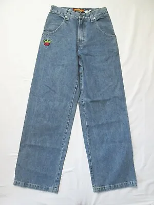 NEW JNCO Vintage 179 Pipes 28W 34L Men's 23 WideLeg Light Wash Skate Jean Denim • $362.49