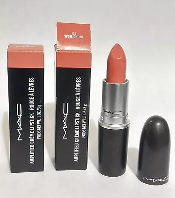 Mac Lipstick Amplified Creme #129 SPOTLIGHT ME Lot Of 2x Lipsticks Full Size • $17.99