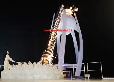 OLYMPICS 2018 Photo 5x7 Torch Lighting Opening Ceremony PyeongChang Winter  • $9.48