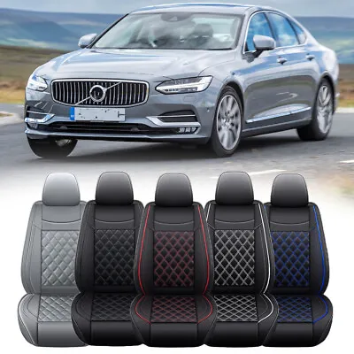 Luxury PU Leather Car Seat Cover Cushion Protector For Volvo S40 S60 S70 S80 S90 • $149.04