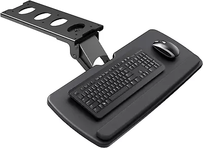 Keyboard Tray Under Desk 360 Adjustable Ergonomic Sliding Keyboard & Mouse Tray • $134.99