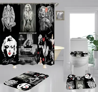 Marilyn Monroe Best Gift For Fans Premium Shower Curtain Or Bathroom Set. • $26.99