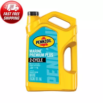 Pennzoil Marine Premium Plus 2-Cycle Synthetic Blend Motor Oil 1 Gallon • $29.34