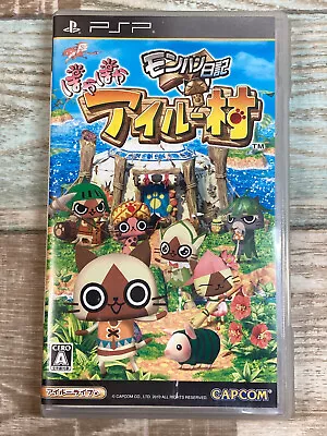 PSP Monster Hunter Diary Poka Poka Airu Village Japan Model Japanese Used • $23.99