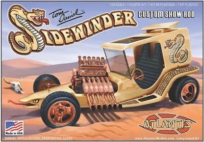 Atlantis Sidewinder Custom Show Rod Tom Daniel 1:24 Scale Model Car Kit 2210 • $22.49