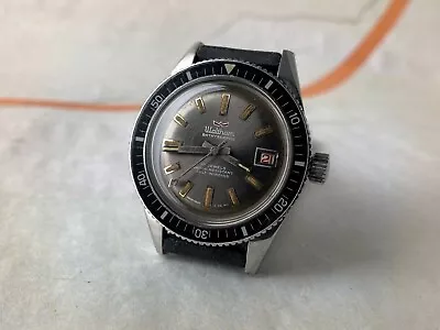 Vintage Blancpain Bathyscape Waltham Diver Watch Totally Original  • £4500