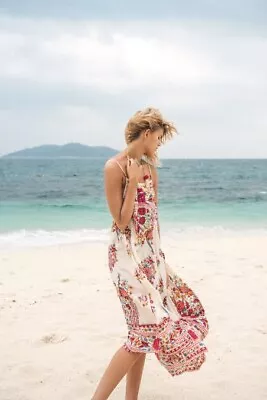 $250 • Buy Spell And The Gypsy Hotel Paradiso Strappy In Pearl (M)