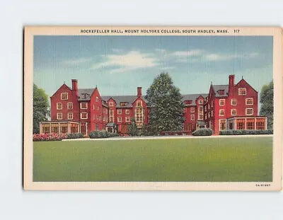 Postcard Rockefeller Hall Mount Holyoke College South Hadley Massachusetts • $29.95