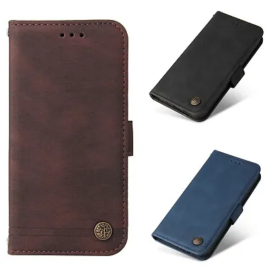 Phone Cover For Xiaomi Poco X6 M6 Pro Solid Color Skin Feel Leather Wallet Case • $14.84