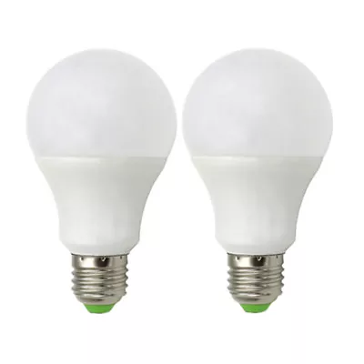 75W Equivalent E27 LED Light Globe Bulb Lamp AC/DC 12-24V Use 7W Pack Of 2 #T • $10.99