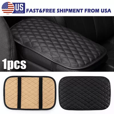 Universal Accessories Car Armrest Cover Leather Center Console Box Pad Protector • $3.99