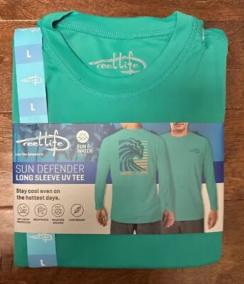 Reel Life Sun Defender Long Sleeve UV Tee Large • $15.99