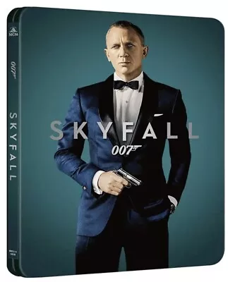 Skyfall (Limited Edition 4K Ultra HD + Blu Ray Steelbook) 007 James Bond *NEW* • £42.99
