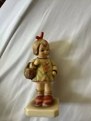 Vintage M.i. Hummel Club Goebel W.germany Bee Mark  Girl W Basket  479 Figurine • $5