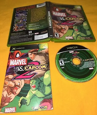 Marvel Vs. Capcom 2 (Microsoft Xbox 2003) - CIB W Manual Excellent Condition  • $145