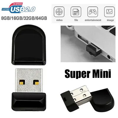 Mini USB 2.0 64GB 32GB 16GB 8GB 4GB Flash Drive USB Stick Memory Stick Pendrive • £2.51