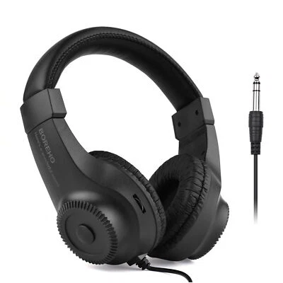 $12.91 • Buy Wired Over Ear Headphones Headset For Mixer Amplifier Guitar Electric Piano W5O7