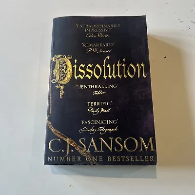 Dissolution By C. J. Sansom (Paperback 2015) • £1.59