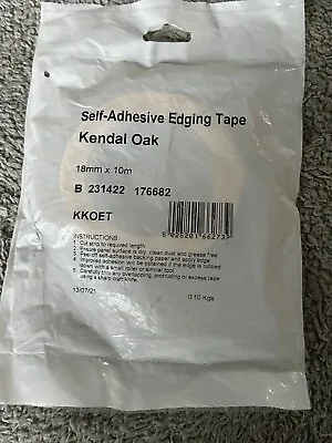 Self Adhesive Edging Tape 18mm X 10m Mint Sealed MULTI LISTING Colours Kitchen • £9.99