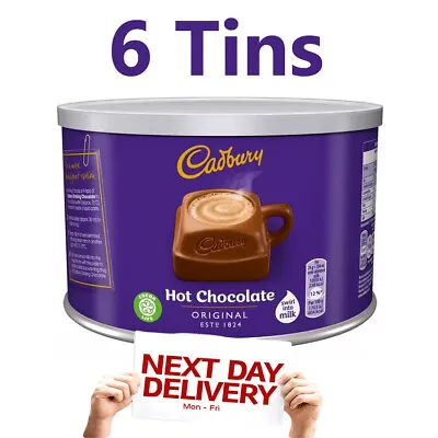 6 X 1Kg Cadbury Hot Chocolate Drinking Choc 6kg • £46.95