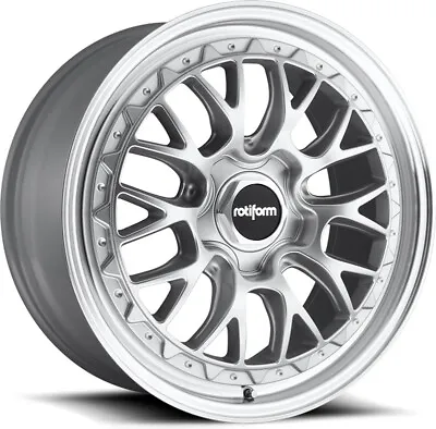 Alloy Wheels 18  Rotiform LSR Silver Polished Face For VW Jetta [Mk4] 11-18 • $1590.43