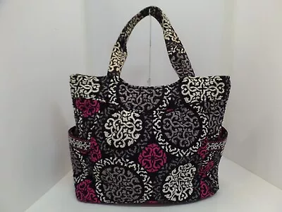 Vera Bradley Quilted Canterberry Magenta Get Carried Away X-Large Tote Colorful • $39.99