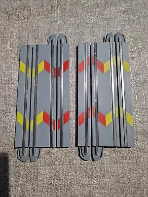 2 X Micro Scalextric My First 2019 On  Standard C Straights GREY *FREE P&P • £7