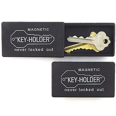 3 PIECE MAGNETIC MAGNET HIDE A KEY Emergency Spare Key Car Holder Hider Set • $7.95