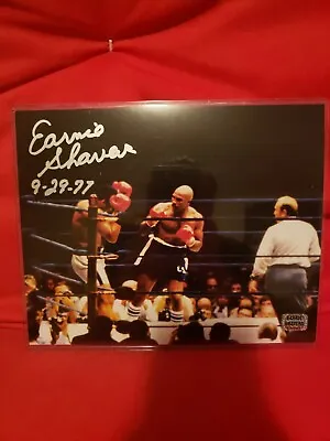Ernie Shavers Vs. Muhammed Ali 8x10 Autographed Photo - Boxing • $25