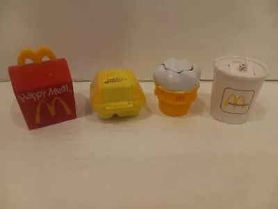 Vintage McDonald’s Food Transformers Happy Meal Toys - Lot Of 4 • $16.54