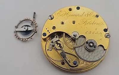 1870 E. Howard & Co L SIZE Series V Pocket Watch Movement For Repairs • $122