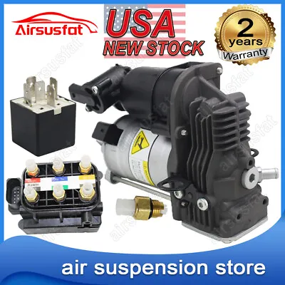 For Mercedes S-class W221 S550 Cl550 Air Suspension Compressor+valve Block+relay • $195