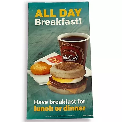 2015 McDonald’s Vintage All Day Breakfast Flyer • $12.62