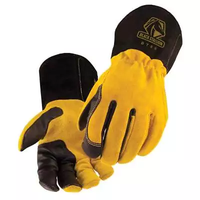 $25 • Buy Black Stallion BSX BT88 Xtreme Kidskin/Cowhide TIG Welding Gloves Medium