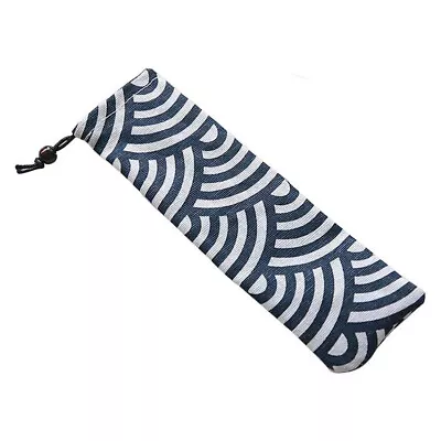 Seigaiha (Blue Ocean Wave) Chopstick Pouch By Katachiware • $6.80