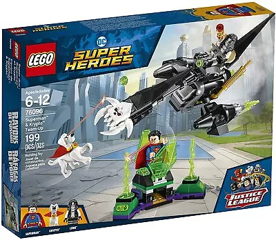 Lego DC Super Heroes 76096 SUPERMAN & KRYPTO TEAM-UP Lobo Dog Justice League NEW • $94.99