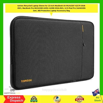 Tomtoc 360° Protective Laptop Sleeve Case Bag For 13 Inch Macbook Pro Air NEW AU • $49.99