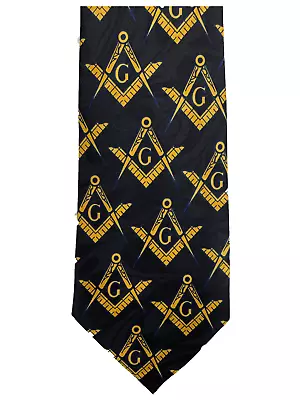 Steven Harris Mason Compass Neck Ties Masonic Neckties  • $17.99